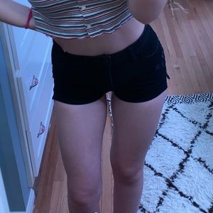 Urban Outfitters Black High Waisted Shorts